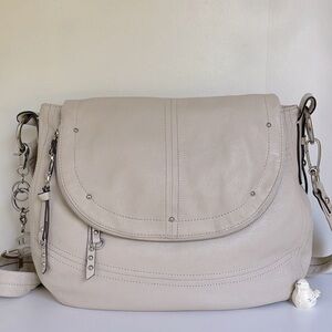 B. Makowsky Genuine Leather Shoulder Crossbody Bag